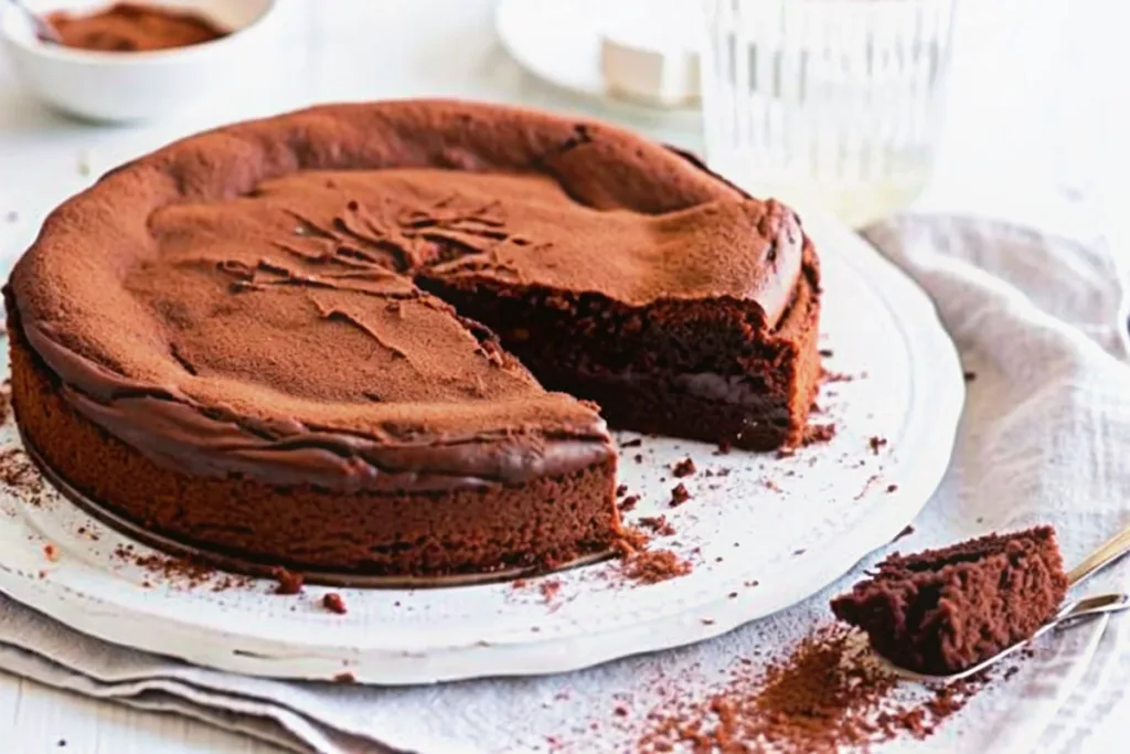 6-Ingredient Flourless Chocolate Cake