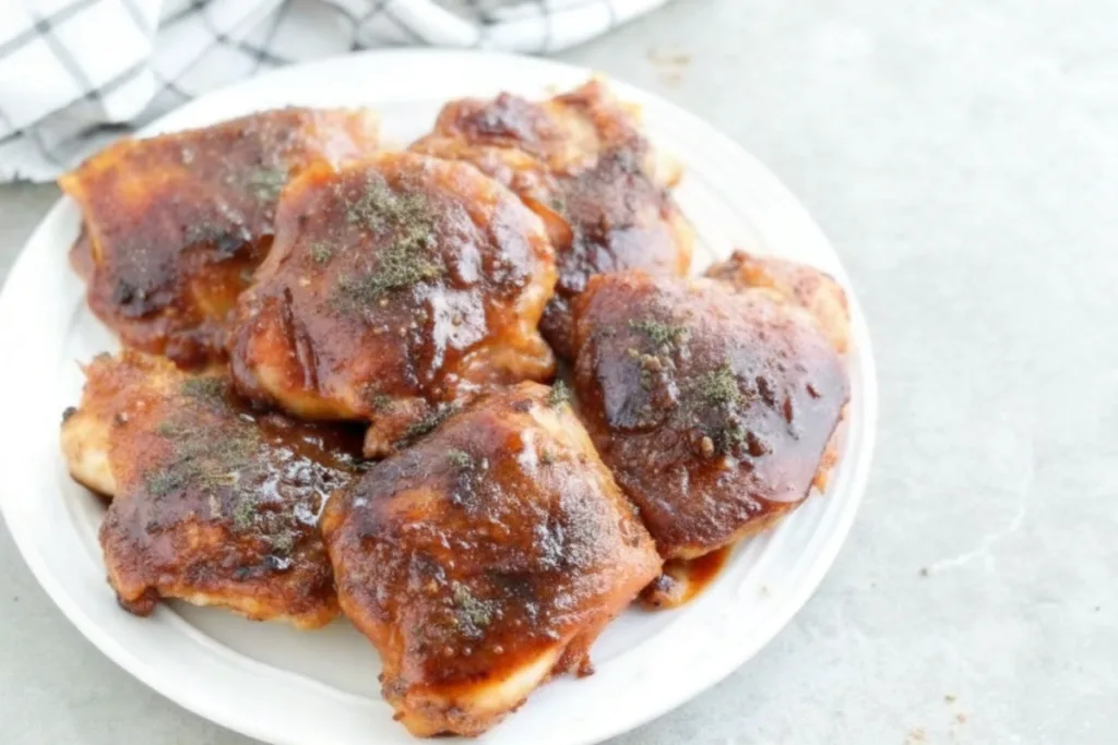 BBQ Baked Chicken Thighs