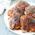 BBQ Baked Chicken Thighs
