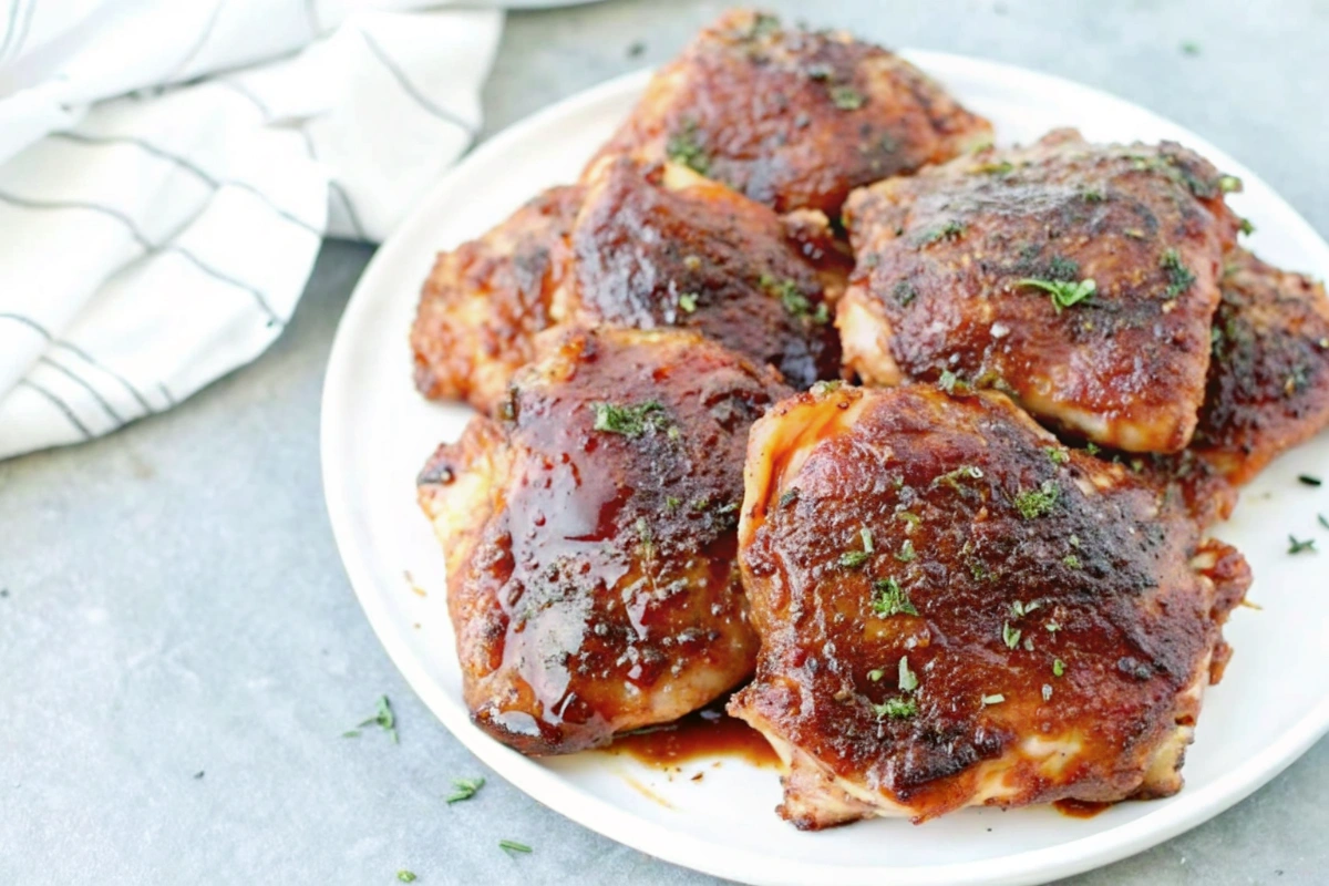 BBQ Baked Chicken Thighs
