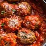 Baked Meatballs with Marinara Sauce