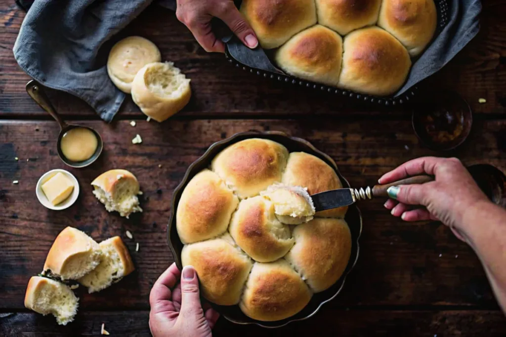 Baked Quick Dinner Rolls