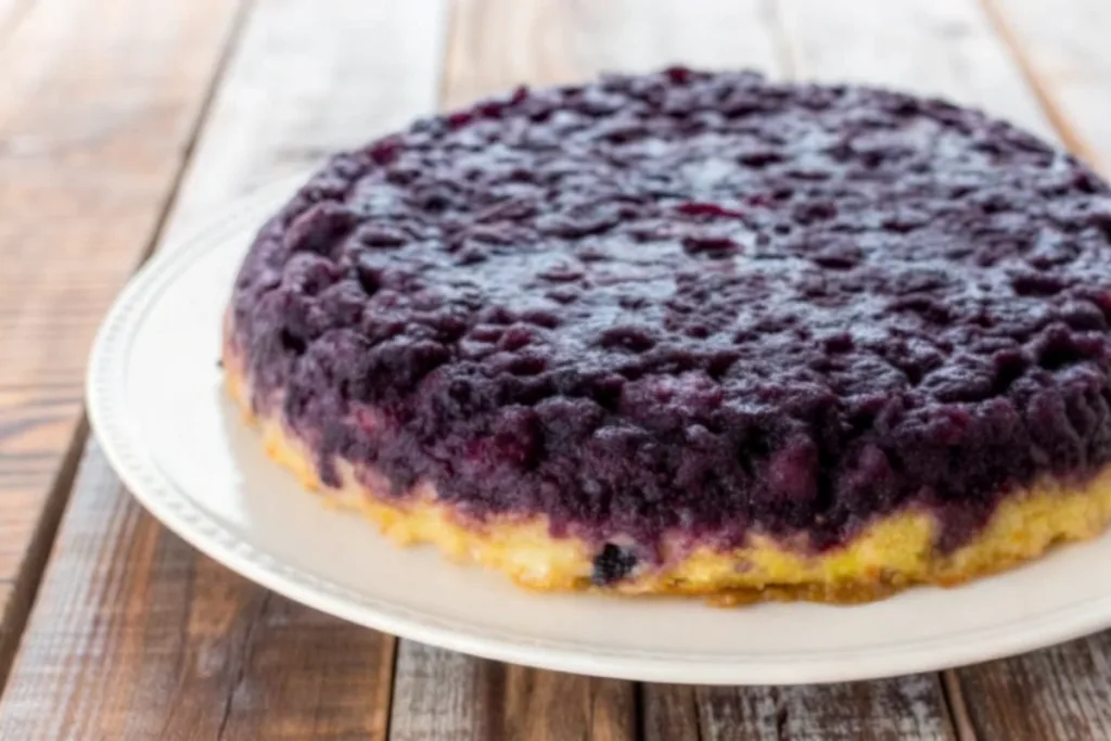 Blueberry Upside Down Cake
