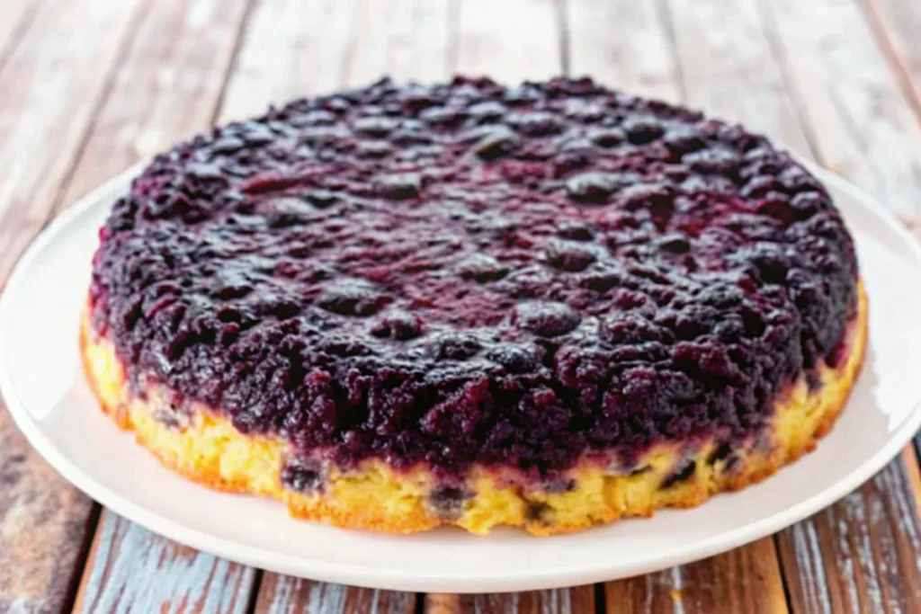 Blueberry Upside Down Cake