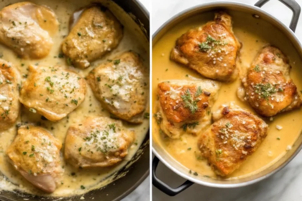Cacio E Pepe Chicken Thighs