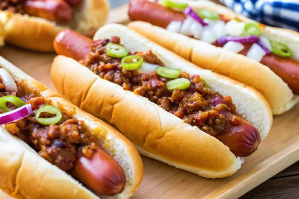 Classic Chili Dogs-Easy Dinner Recipe