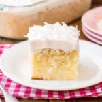 Coconut Cream Poke Cake