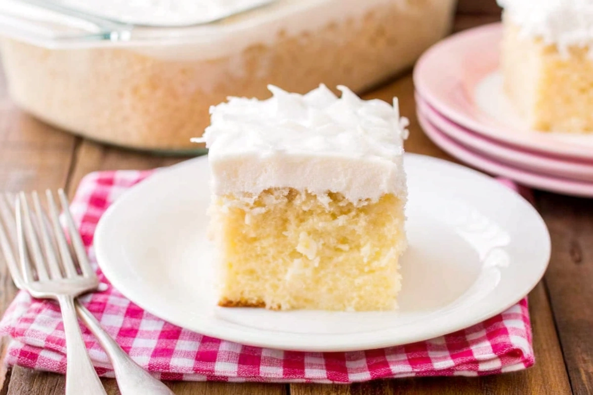 Coconut Cream Poke Cake