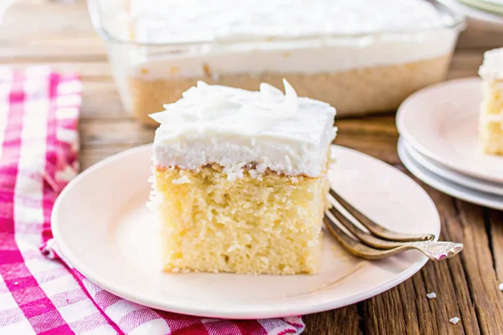 Coconut Cream Poke Cake