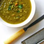 Creamy Split Pea Soup with Meyer Lemon