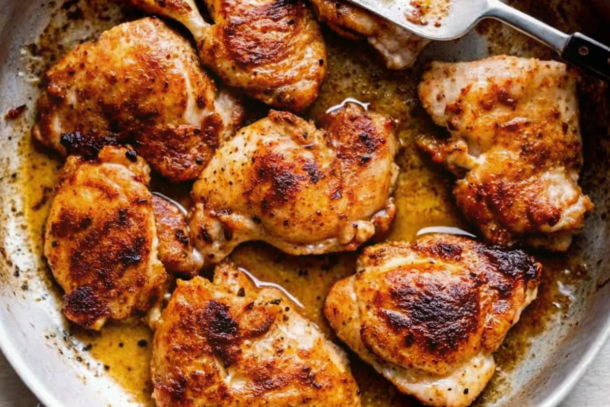 Crispy Boneless Chicken Thighs