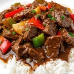 Crock Pot Pepper Steak