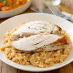 Crock Pot Whole Chicken and Rice Dinner