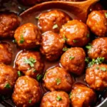 Easy Crockpot Grape Jelly Meatballs