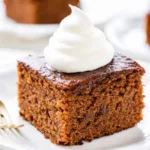 Gingerbread Cake with Lemon Cream