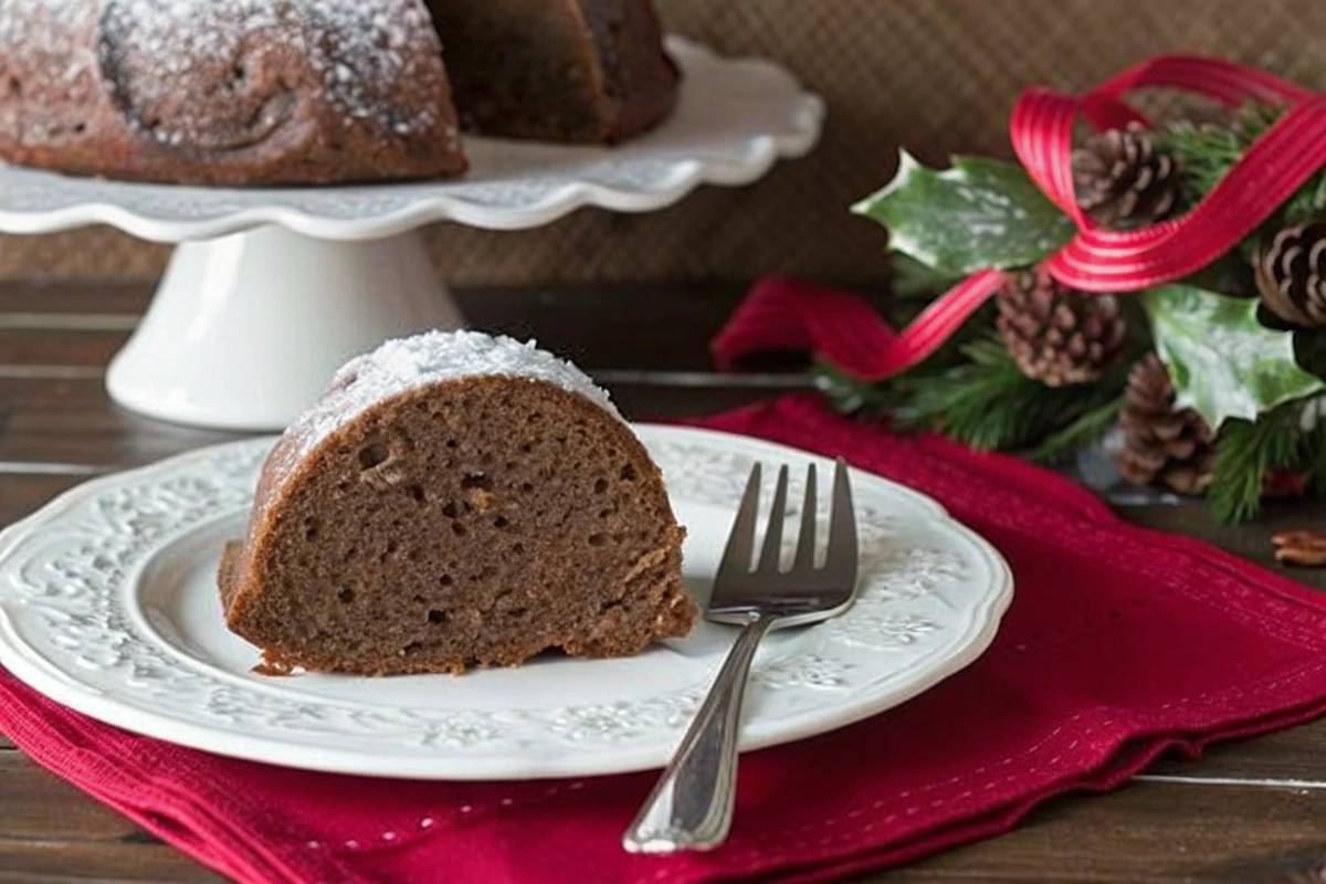 Gingerbread Cream Cheese Pound Cake