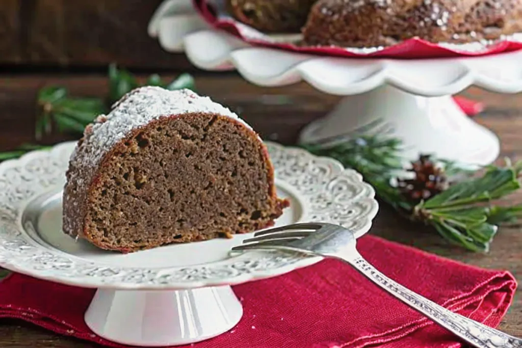 Gingerbread Cream Cheese Pound Cake