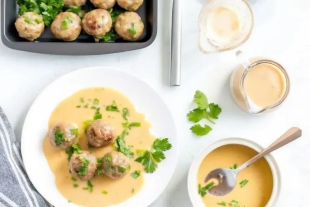 Gluten Free Swedish Meatballs Dinner
