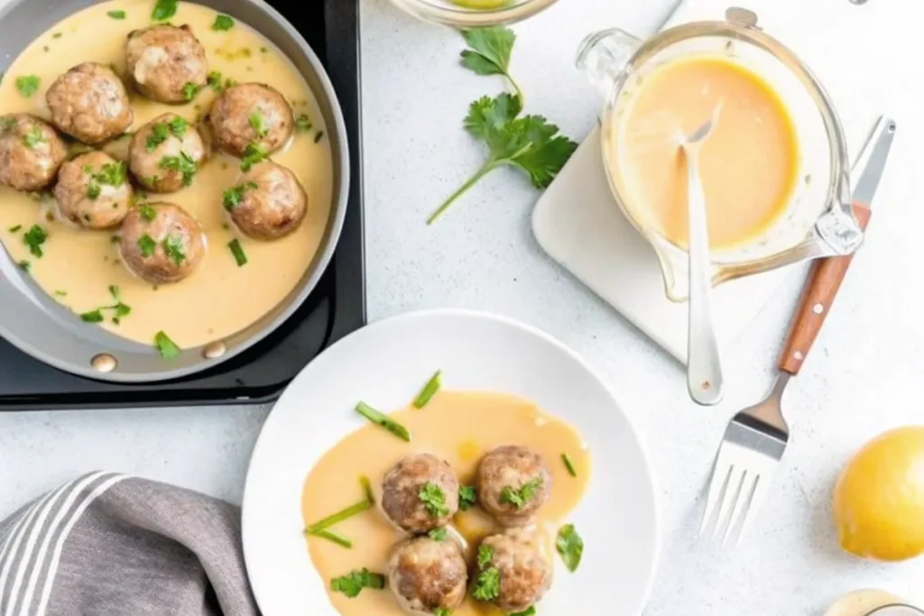 Gluten Free Swedish Meatballs Dinner