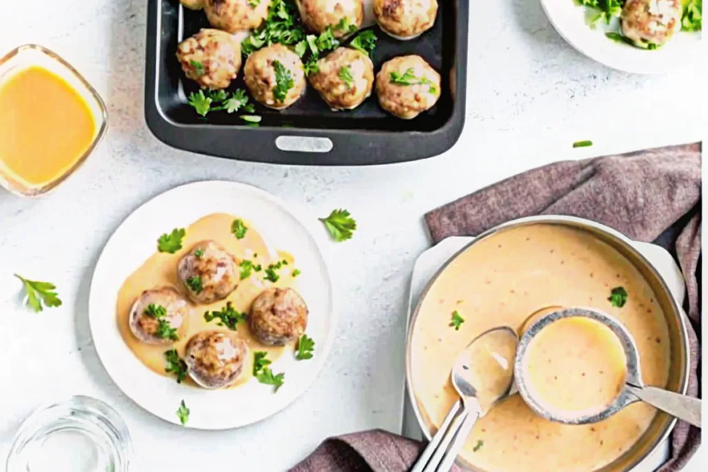 Gluten Free Swedish Meatballs Dinner