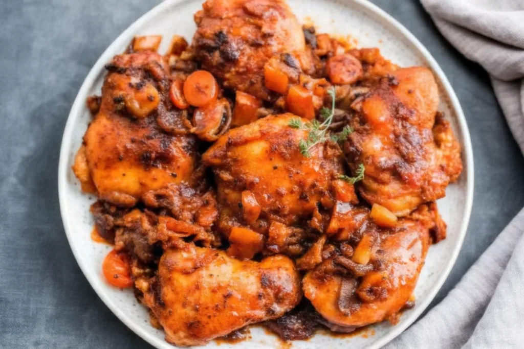 Instant Pot Chicken Thighs with Balsamic Sauce