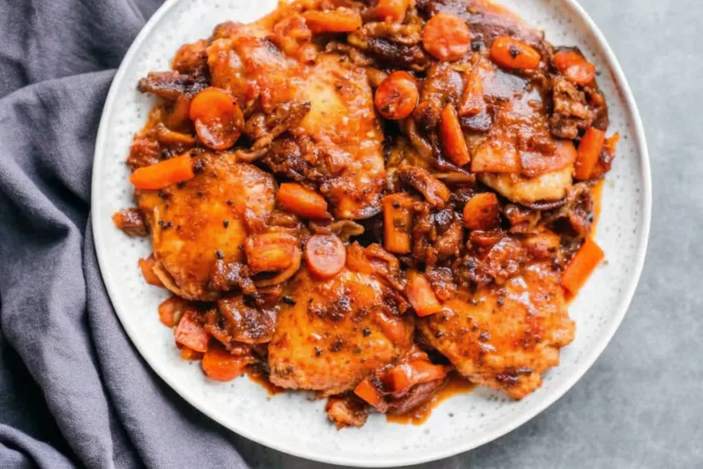 Instant Pot Chicken Thighs with Balsamic Sauce