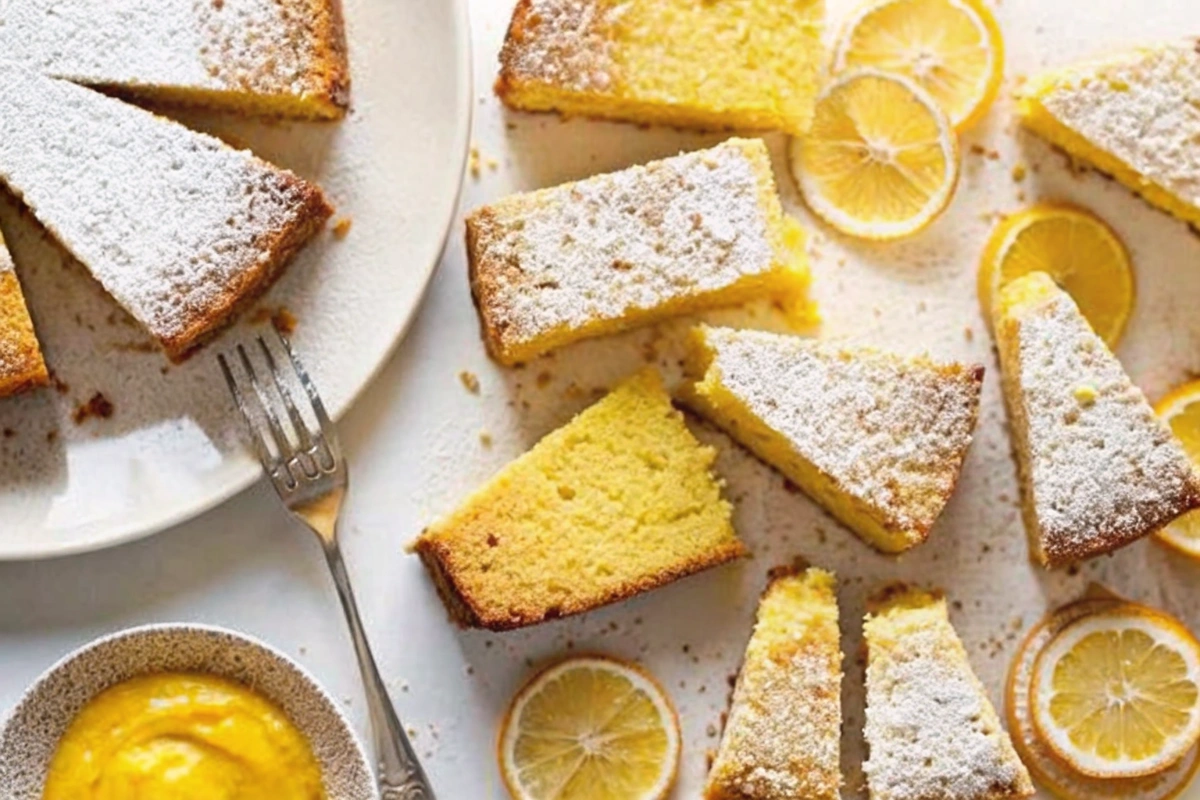 Meyer Lemon Labne Cake