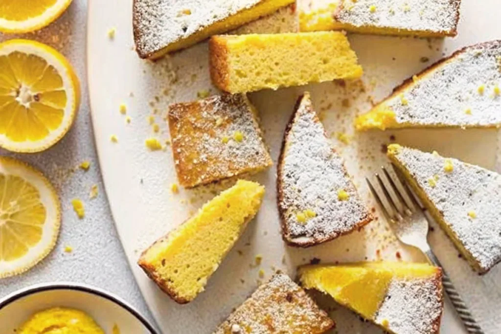 Meyer Lemon Labne Cake