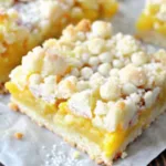 Meyer Lemon Macadamia Crumble Squares