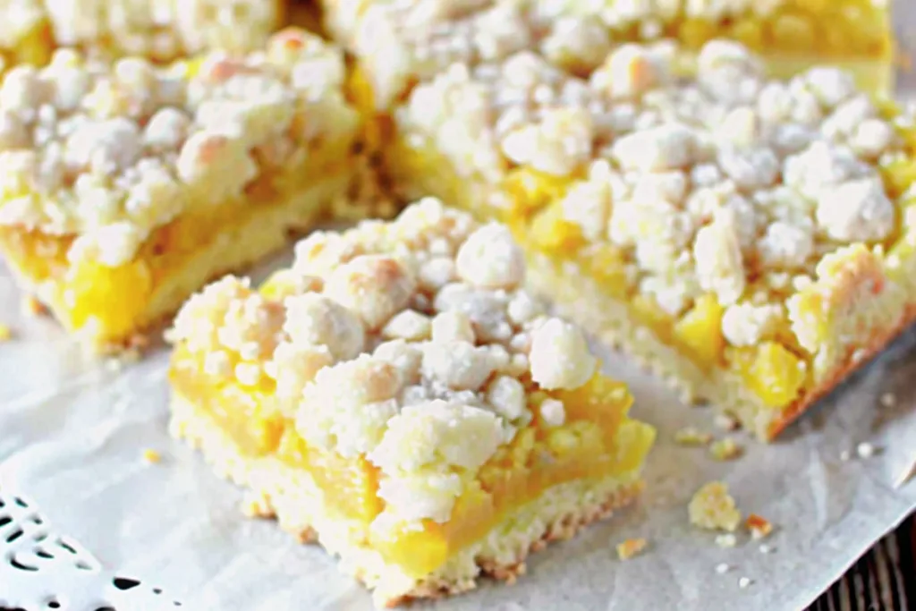 Meyer Lemon Macadamia Crumble Squares