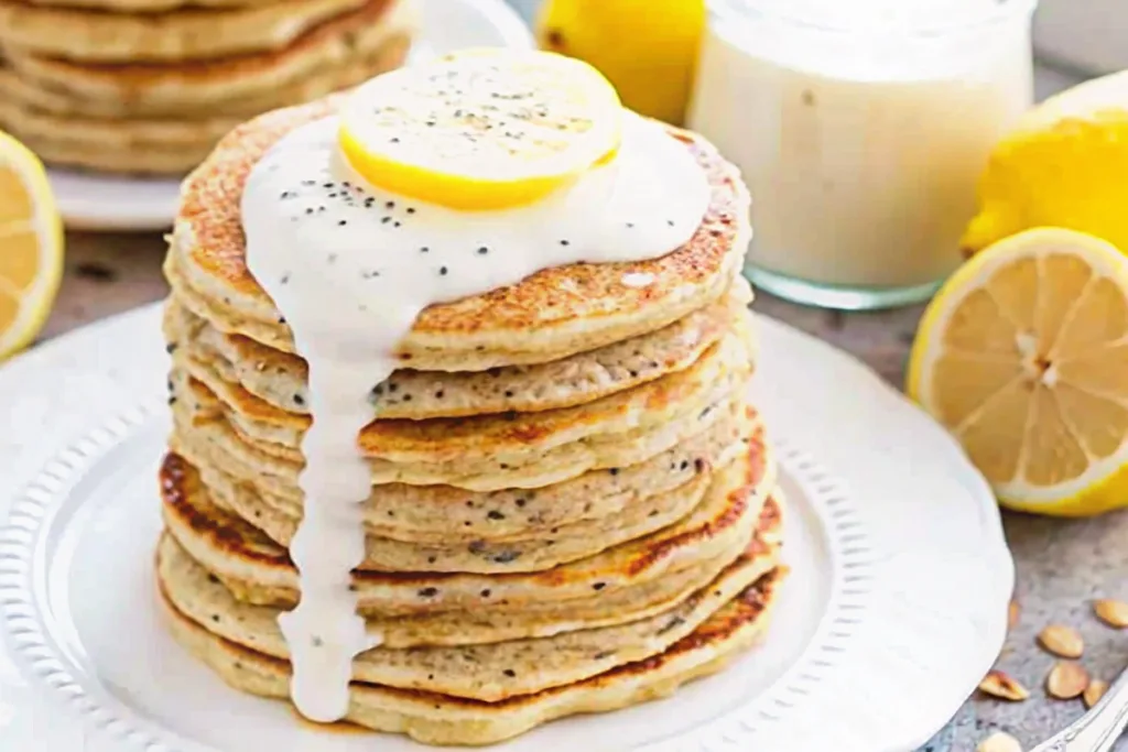 Meyer Lemon Poppy Seed Pancakes