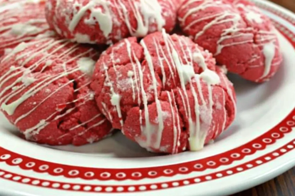 Perfect Valentine's Day White Chocolate Crinkle Cookies
