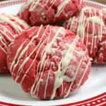 Perfect Valentine's Day White Chocolate Crinkle Cookies