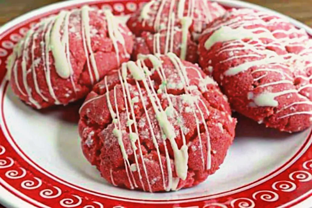 Perfect Valentine's Day White Chocolate Crinkle Cookies