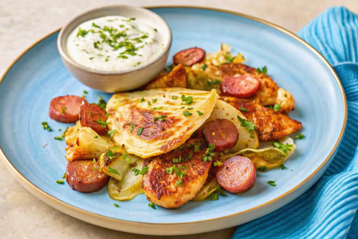 Pierogi Sausage Sheet Pan Dinner