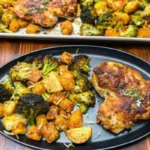 Sheet Pan Parmesan Garlic Chicken Thighs