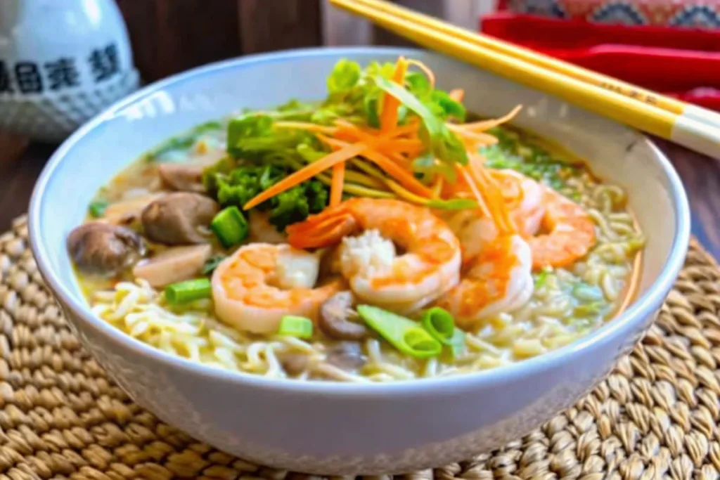 Simple Shrimp Noodle Soup