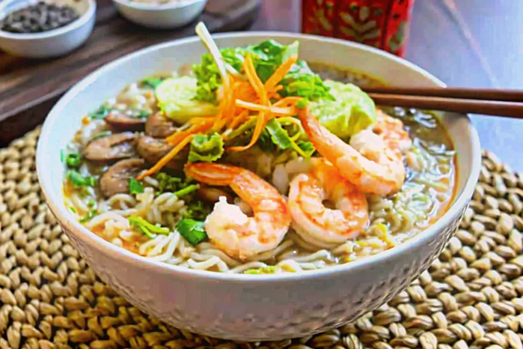 Simple Shrimp Noodle Soup
