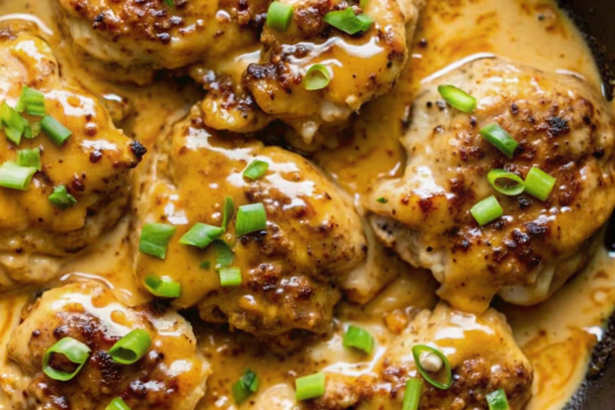 Skillet Bang Bang Chicken Thighs