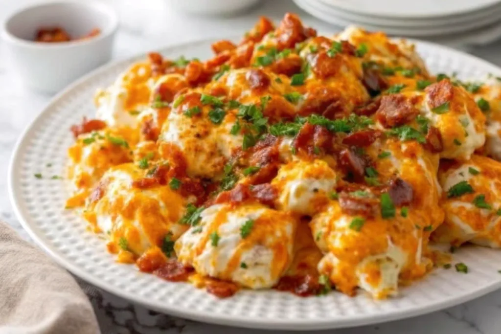 Slow Cooker Cheesy Bacon Ranch Chicken