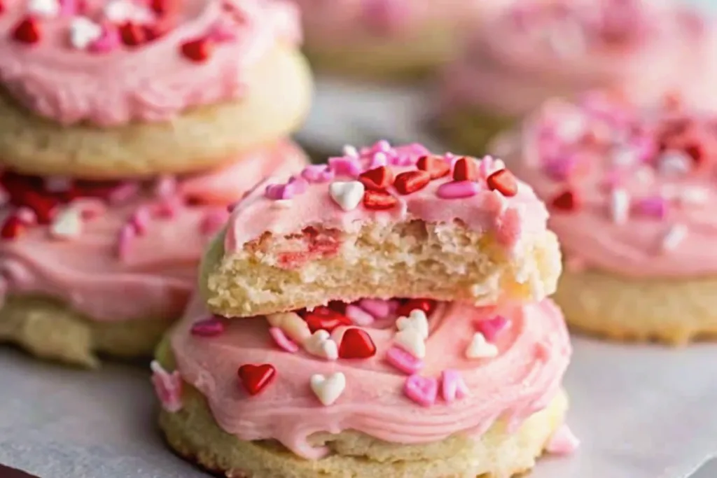 The Best Valentine's Day Frosted Sugar Cookies