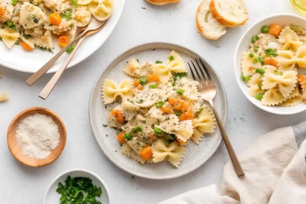 Turkey Pot Pie Pasta
