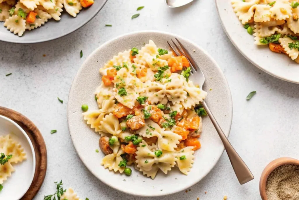 Turkey Pot Pie Pasta