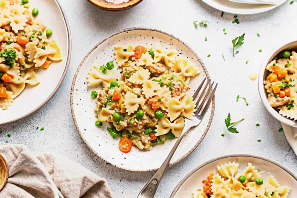 Turkey Pot Pie Pasta