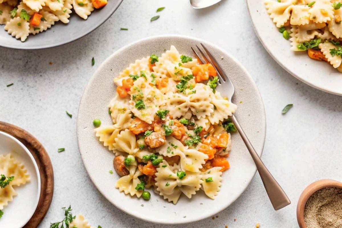 Turkey Pot Pie Pasta