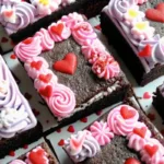 Valentine's Day Chocolate Sugar Cookie Bars