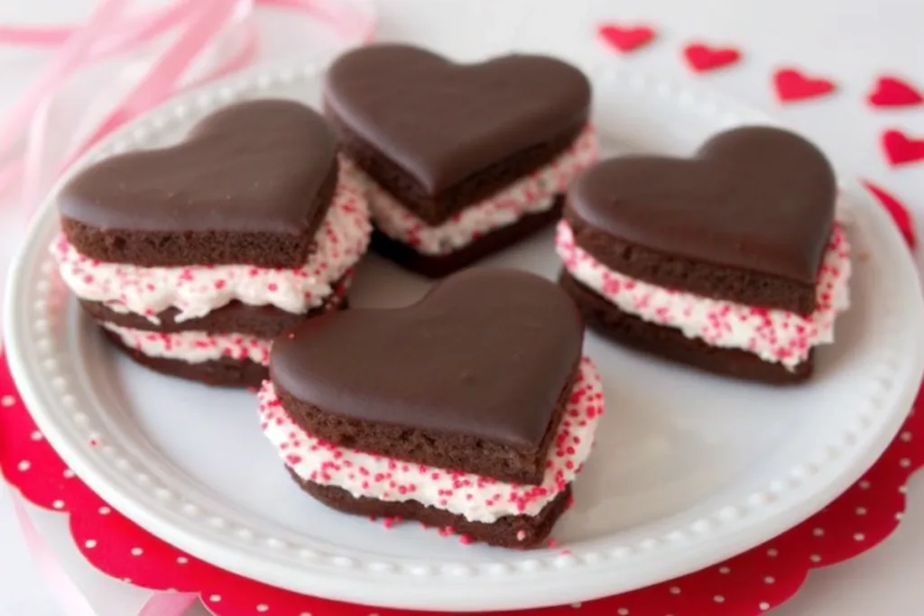 Valentine's Day Sandwich Cookies