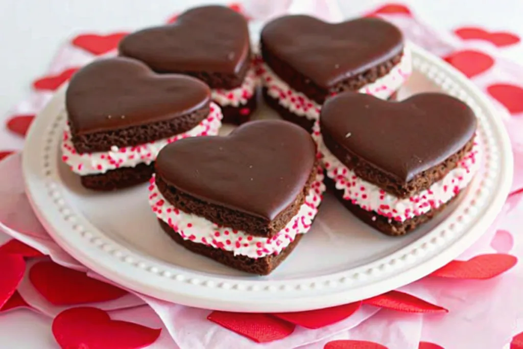 Valentine's Day Sandwich Cookies