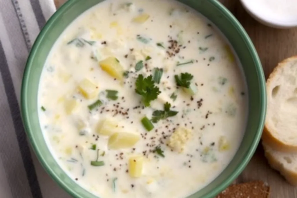 Winter Leek and Potato Soup