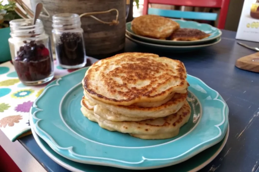 4-Ingredient Fluffy Vegan Protein Pancakes